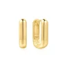 Ania Haie All Jmj & Branded Fashion Jewellery | Gold Dome Oval Huggies