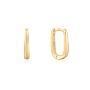 Ania Haie All Jmj & Branded Fashion Jewellery | Gold Oval Huggies
