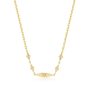 Ania Haie All Jmj & Branded Fashion Jewellery | Gold Plate Geometric CZ Necklace