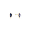 Ania Haie All Jmj & Branded Fashion Jewellery | Gold Plate Lapis Emblem Stud Earrings