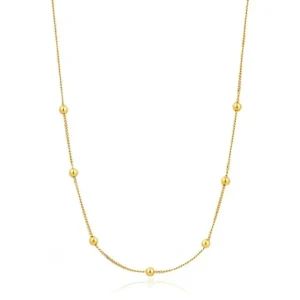 Ania Haie All Jmj & Branded Fashion Jewellery | Gold Plate Modern Beaded Necklace