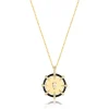 Ania Haie All Jmj & Branded Fashion Jewellery | Gold Plate Sparkle Point CZ Medallion Necklace