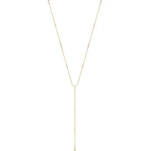 Ania Haie All Jmj & Branded Fashion Jewellery | Gold Plate Sparkle Point Y CZ Lariat Necklace