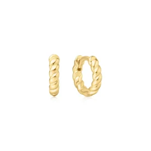 Ania Haie All Jmj & Branded Fashion Jewellery | Gold Plated Small Huggie Hoop Earrings