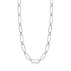 Ania Haie All Jmj & Branded Fashion Jewellery | Rhodium Plated Silver Cable Chunky Necklace