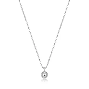Ania Haie All Jmj & Branded Fashion Jewellery | Rhodium Plated Silver Orb Necklace