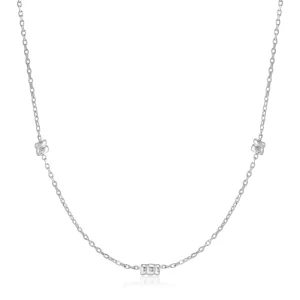 Ania Haie All Jmj & Branded Fashion Jewellery | Rhodium Plated Silver Smooth Twist Necklace