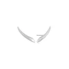 Ania Haie All Jmj & Branded Fashion Jewellery | Rhodium Plated Silver Arrow Climbing Stud's