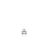 Ania Haie All Jmj & Branded Fashion Jewellery | Rhodium Plated Silver Triple Ball Single Stud Earring