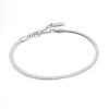 Ania Haie All Jmj & Branded Fashion Jewellery | Rhoduim Plate Sterling Silver Flat Snake Bracelet