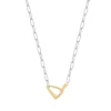 Ania Haie All Jmj & Branded Fashion Jewellery | Silver & Gold Plate Paper Link Arrow Necklace