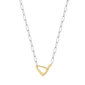 Ania Haie All Jmj & Branded Fashion Jewellery | Silver & Gold Plate Paper Link Arrow Necklace