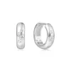 Ania Haie All Jmj & Branded Fashion Jewellery | Silver Small Sparkling CZ Huggie Hoop Earrings