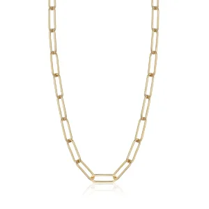 Ania Haie All Jmj & Branded Fashion Jewellery | Yellow Gold Plate Chunky Paper Link Necklace