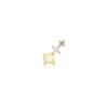 Ania Haie All Jmj & Branded Fashion Jewellery | Yellow Gold Plated Kyoto Opal & CZ Single Stud