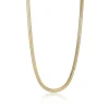 Ania Haie All Jmj & Branded Fashion Jewellery | Yellow Gold Plate Flat Snake Link Necklace