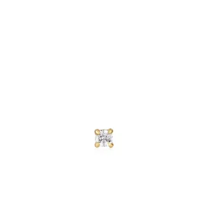Ania Haie All Jmj & Branded Fashion Jewellery | Yellow Gold Plate Sparkle CZ Single Cartilage Stud