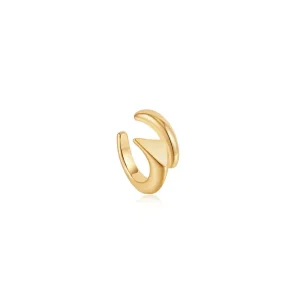 Ania Haie All Jmj & Branded Fashion Jewellery | Yellow Gold Plated Gold Spike Wrap Ear Cuff