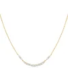 Ania Haie All Jmj & Branded Fashion Jewellery | Yellow Gold Plate CZ Pavé Arc Necklace