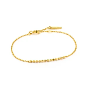 Ania Haie All Jmj & Branded Fashion Jewellery | Yellow Gold Plated Multiple Balls Bracelet