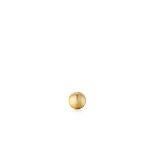 Ania Haie All Jmj & Branded Fashion Jewellery | Yellow Gold Plate Single Barbell Earring