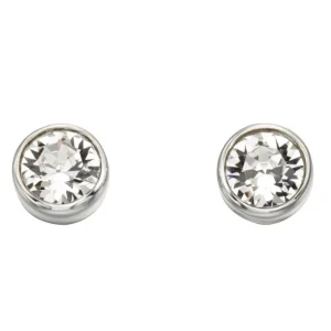 Jack Murphy Jewellers Jmj Birthstone Jewellery | Jmj Sterling Silver Jewellery | April Sterling Silver Crystal Birthstone Earrings