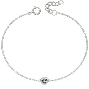 Jack Murphy Jewellers Jmj Birthstone Jewellery | Jmj Sterling Silver Jewellery | April Sterling Silver Crystal Birthstone Bracelet