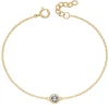Jack Murphy Jewellers Jmj Birthstone Jewellery | April Yellow Gold Plate Crystal Birthstone Bracelet