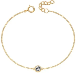 Jack Murphy Jewellers Jmj Birthstone Jewellery | April Yellow Gold Plate Crystal Birthstone Bracelet