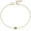 Jack Murphy Jewellers Jmj Birthstone Jewellery | August Yellow Gold Plate Crystal Birthstone Bracelet