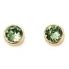 Jack Murphy Jewellers Jmj Birthstone Jewellery | August Yellow Gold Plated Crystal Birthstone Earrings