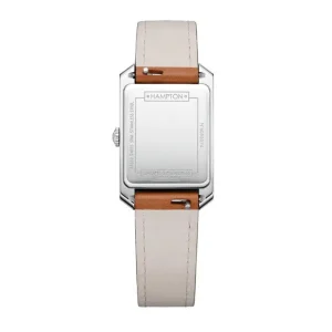 Baume & Mercier Ladies Baume Et Mercier Watches | 35mm Hampton Rectangular Leather Strap