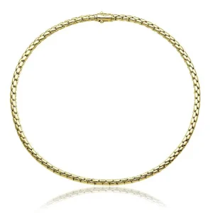 Chimento Jmj Gold Jewellery | 18ct Gold Stretch Spring Necklace