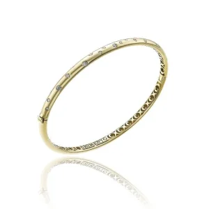Chimento Jmj Diamond Set Jewellery | Forever Brio 18ct Yellow Gold & Diamond Bangle