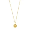 ChloBo All Jmj & Branded Fashion Jewellery | Yellow Plated Gold Sun Catcher Necklace