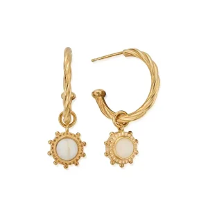 ChloBo All Jmj & Branded Fashion Jewellery | 18ct Yellow Gold Plated New Hope Hoop Earrings