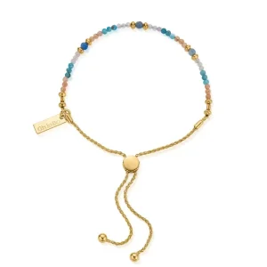 ChloBo All Jmj & Branded Fashion Jewellery | 18ct Yellow Gold Plated Blissful Freedom Adjustable Bracelet