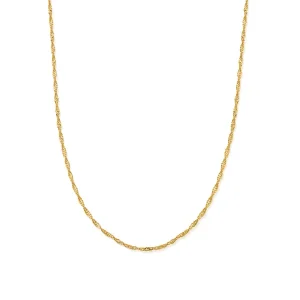 ChloBo All Jmj & Branded Fashion Jewellery | 18ct Yellow Gold Twisted Rope Necklace