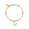 ChloBo All Jmj & Branded Fashion Jewellery | Gold Plated Iconic Initial 'M' Bracelet