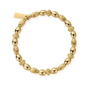 ChloBo All Jmj & Branded Fashion Jewellery | Gold Plated Mini Oval Bracelet