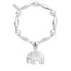 ChloBo All Jmj & Branded Fashion Jewellery | Sterling Silver Chunky Elephant Bracelet