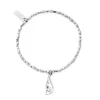 ChloBo All Jmj & Branded Fashion Jewellery | Sterling Silver Interlocking Angel Wing and Heart Bracelet