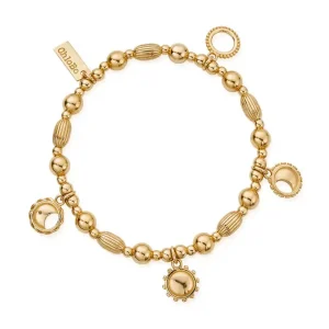 ChloBo All Jmj & Branded Fashion Jewellery | Yellow Gold Plated Phases Of The Goddess Bracelet