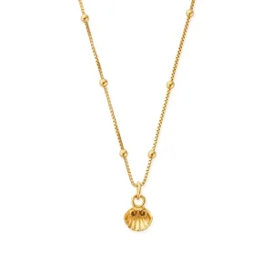 ChloBo All Jmj & Branded Fashion Jewellery | Yellow Gold Plated Bobble Travel Seeker Necklace