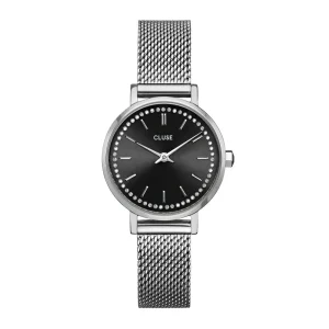 Cluse Ladies Cluse Watches | 28mm Boho Chic Black Crystal Set Dial Stainless Steel Watch