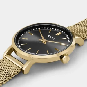 Cluse Ladies Cluse Watches | 28mm Boho Chic Petite Yellow Gold and Grey Colour Bracelet Watch