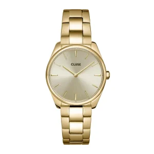 Cluse Ladies Cluse Watches | 31mm Féroce All Gold Toned Stainless Steel Link Watch