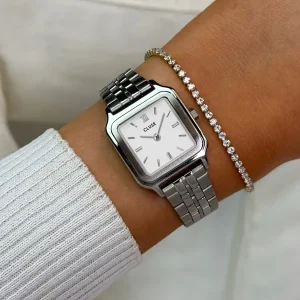Cluse Ladies Cluse Watches | 24mm Gracieuse Petite White Dial Stainless Steel Link Bracelet Watch