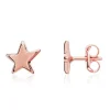 Jack Murphy Jewellers Childrens Jewellery | Jmj Gold Jewellery | 9ct Rose Gold Polished Star Earrings