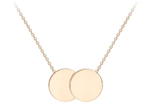 Jack Murphy Jewellers Jmj Gold Jewellery | 9ct Rose Gold Small Double Disc Necklace